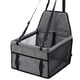 thumbnail image 2 of Asiento de coche para perros, transpirable, ajustable, de fácil instalación, asiento elevador para mascotas, canasta para perros y coches, color negro, 2 of 15