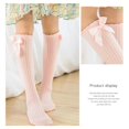 thumbnail image 4 of URMAGIC Little Girl's Knee High Socks Over Calf Kids Overknee Stockings Bow Style, 4 of 7