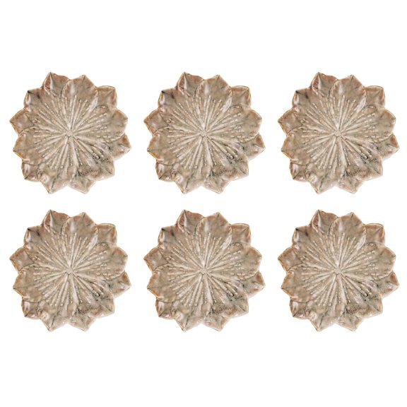 Bloomingville Stoneware Flower Plate Glaze, Multicolor