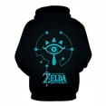 thumbnail image 3 of Zelda Legend Printed 3D Digital Sweatshirt Men's Anime Sweatshirt Couple Baseball Uniform 3D Hoodie, 3 of 6