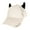 chain beige, variant on Trendy Metal Iron Rings Hip Hop Caps Baseball Caps Breathable Adjustable Cotton Hat For Music Festivals And Casual Wear