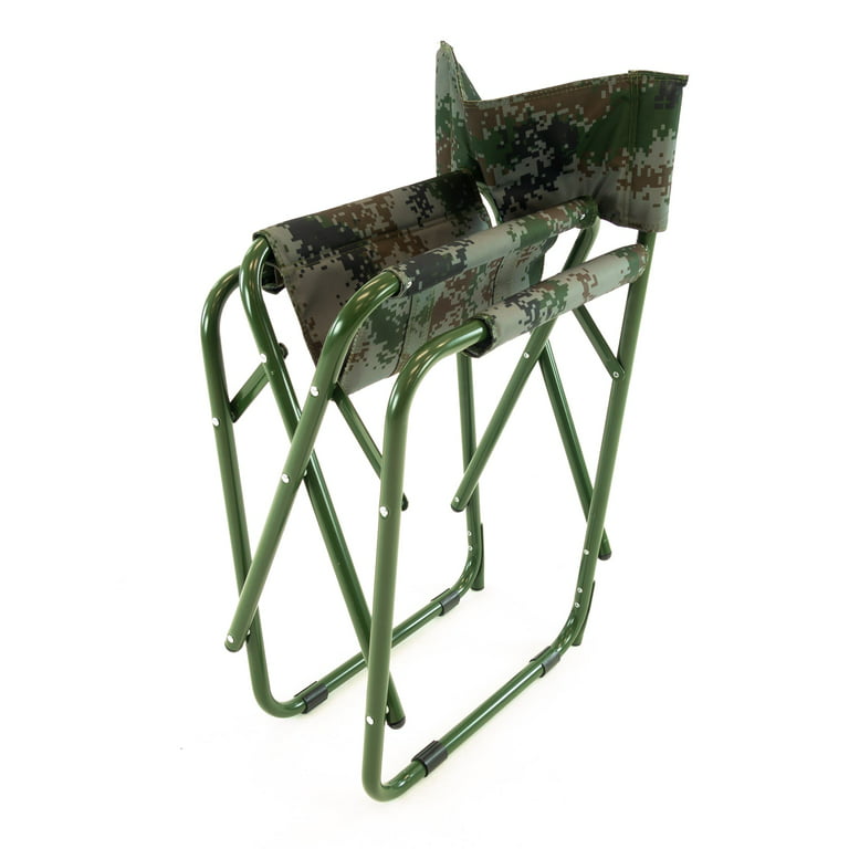 Folding Chair by Oxford Cloth Commercial, Kids Camping Chairs, Portable  Leisure Fishing Chair & Beach Chair for Outdoor Camping - Camo
