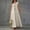 Khaki, variant on QUNYINEY White Dresses for Women Plus Size A Line Sleeveless Summer Long Sundress Loose Fit Casual V-Neck with Slit Dresses