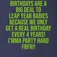 thumbnail image 3 of CafePress - Birthdays Are A Big Deal To Leap Year Babies Long Sleeve T Shirt - Long Sleeve Dark T-Shirt, 3 of 4