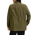 thumbnail image 5 of Agnes Orinda Women's Plus Size Jackets Long Sleeve Drawstring Waist Anorak Coats with Pockets 5X Army Green, 5 of 7