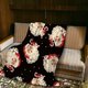 thumbnail image 3 of Puntoco Manta de decoración navideña, manta festiva, manta festiva roja, manta de sofá con lunares y árbol de Navidad, manta de franela, 3 of 3