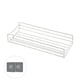 thumbnail image 2 of Estante de pared para baño sin taladro | Estante rectangular de metal | Organizador multiusos para artículos de tocador, ducha y cocina | Diseño compacto | Ganchos adhesivos incluidos, 2 of 5
