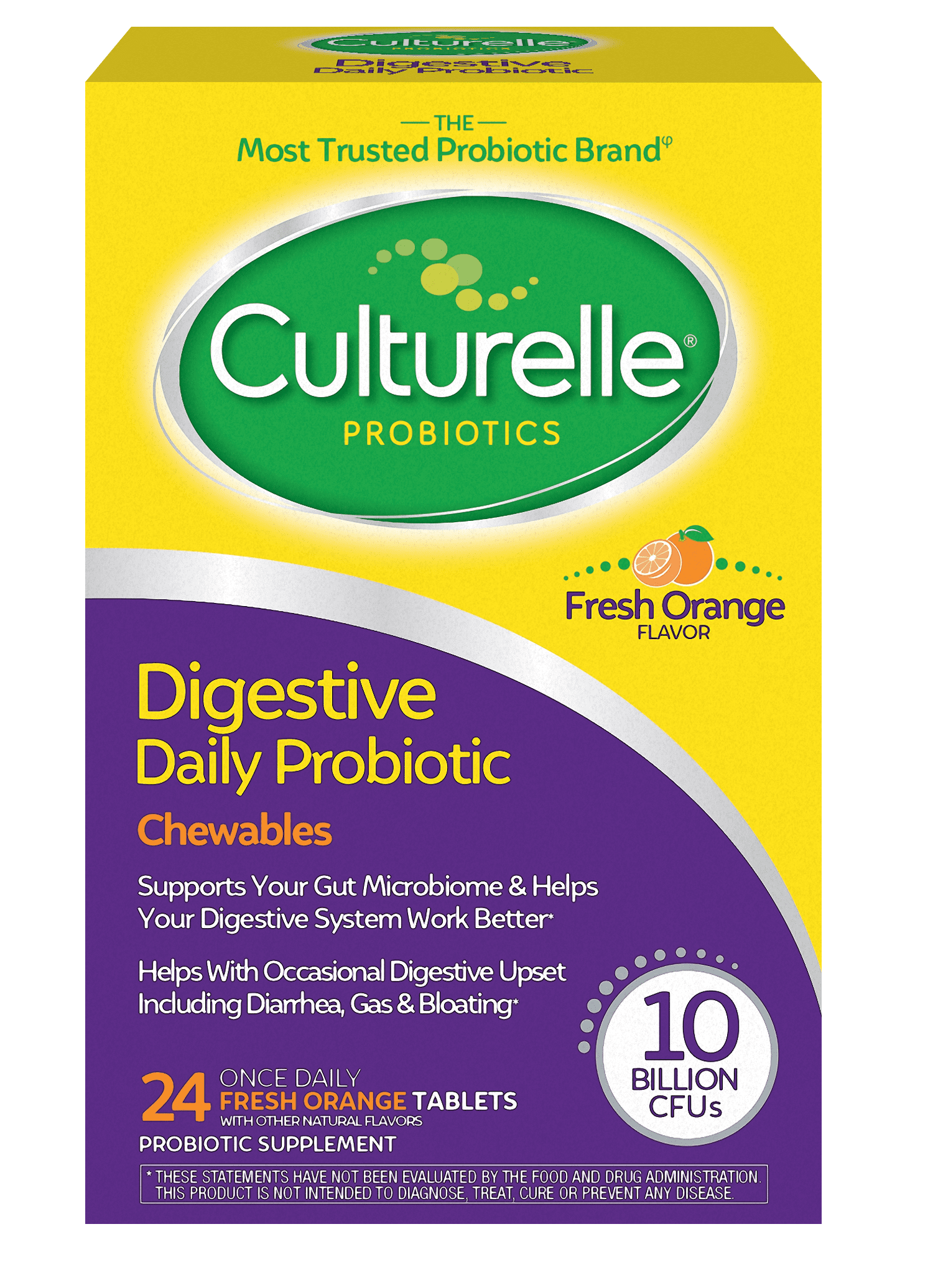 Culturelle Probiotics Chews for Adults, Orange Flavor, 24 ct – BrickSeek