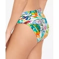 thumbnail image 2 of Ralph Lauren Women's Tropical Caribbean Wide Banded Shirred Hipster Bottoms Blue Size 4, 2 of 4