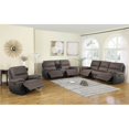 thumbnail image 5 of Coaster Variel 6-Piece Faux Leather Modular Motion Sectional in Brown, 5 of 7