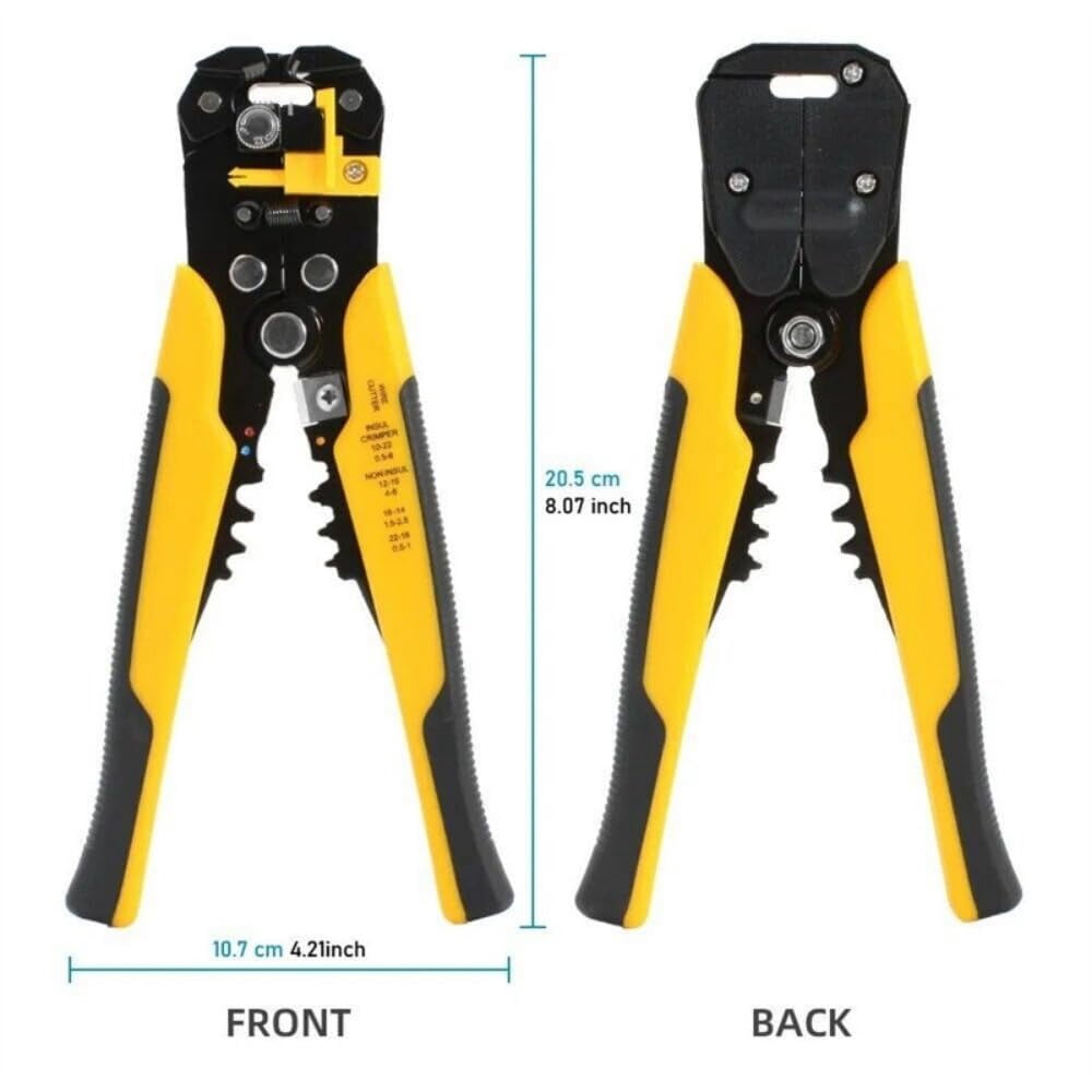 Multifunctional Wire Stripping Pliers 5-in-1 Adjustable Wire Stripper Tool With Cutting Crimping For Efficient Electrical Work