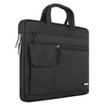 thumbnail image 2 of MOSISO Padded Polyester 13.3" Laptop Messenger Bag, Black, 2 of 6