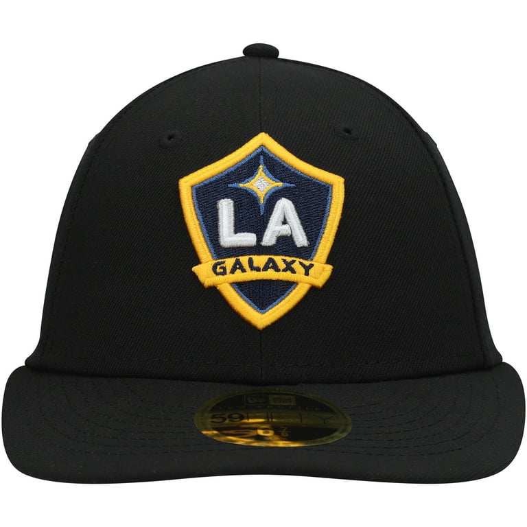 Men s New Era Black LA Galaxy Primary Logo Low Profile 59FIFTY Fitted Hat Walmart