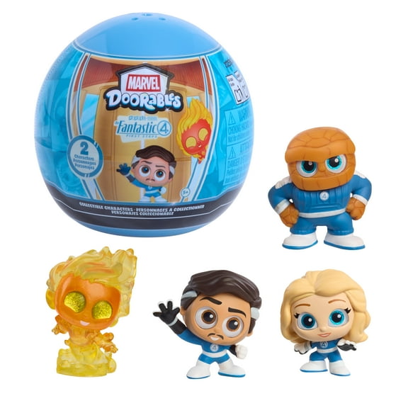 Marvel Doorables Fantastic Four Capsule Collectible Toy Figures Ages 5 and Up