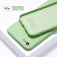 thumbnail image 1 of Funda fina suave para iPhone 7 8 6s Plus SE2 funda de silicona líquida Original Candy Coque Capa para iPhone X Xs 11 12 13 14 Pro Max XR Tan Jianjun unisex, 1 of 2