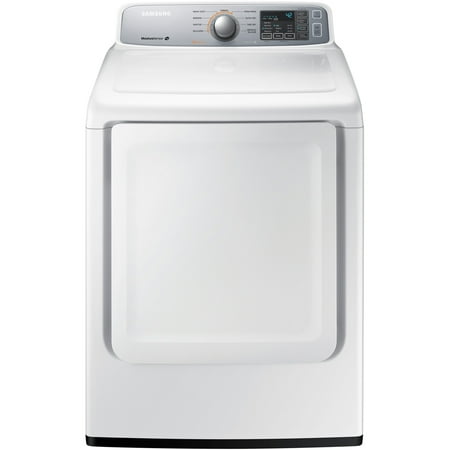 Samsung DV45H7000EW Large Capacity Front Load Electric Dryer with 7.4 cu. ft. Capacity 9 Cycles Sensor Dry in White