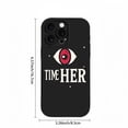 thumbnail image 3 of Stylish iPhone 15 Pro Case - Lightweight Yellowing Resistant with Unique Red Eye Design & " TIME HER " Text - Perfect Protection for Your Device, 3 of 6
