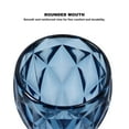 thumbnail image 3 of Wine Glass Goblets, Compact Long Stem Wine Glasses 240ML Rounded Mouth Blue  for Birthday, 3 of 7