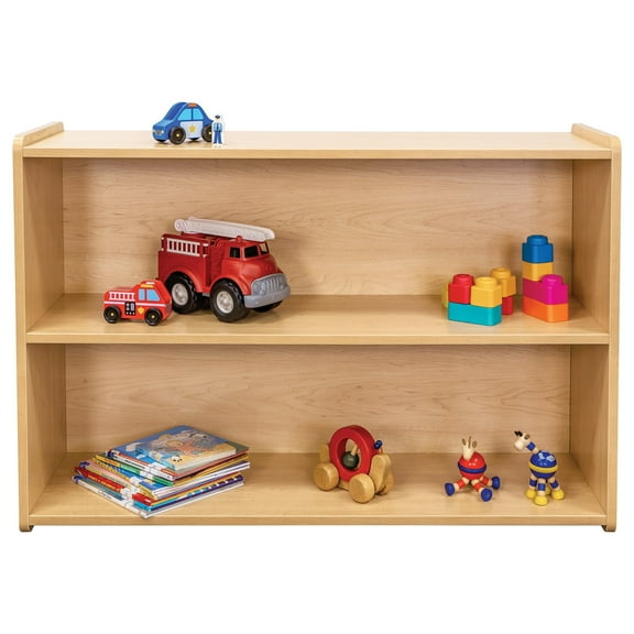 Tot Mate Preschool Wooden Shelf Storage Organizer, Ready-to-Assemble, 74 lb