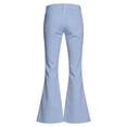 thumbnail image 4 of RTKFRFLM Kids School Uniform Bootcut Flared Pants Solid Color Casual Double Pocket Trousers for Back to School Clothes for Girls, 4 of 7