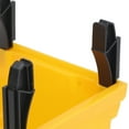 thumbnail image 2 of BIMZUC Wall Mounted Parts Storage Rack Stackable Shop Tool Bin Screws Organizer Thickened Inclined Mouth Combination Type Tool Box Yellow (5.3 in / 13.5 cm), 2 of 9