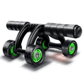 thumbnail image 1 of Ejercitador Abdomen Ab Roller Wheel +liga Resistencia+tapete High End Fitness Roller abdomen, 1 of 4