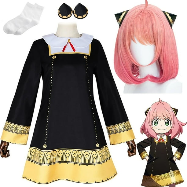 Anya Cosplay Anime SPY X FAMILY Anya Forger Cosplay Costume Dress ...