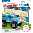 thumbnail image 2 of Works of Ahhh Monster Truck Wood Craft Paint Kit - Wooden Painting Set for Kids, 2 of 5