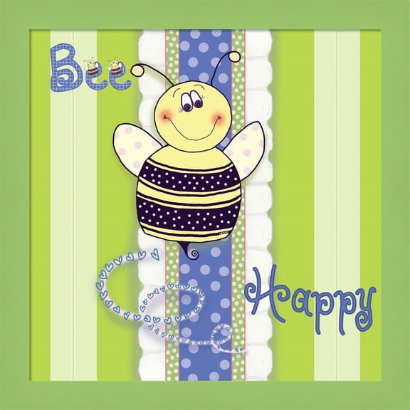 Great Art Now Bee I by Andi Metz, Framed Wall Art, 14W x 14H