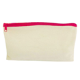 thumbnail image 1 of Large Blank Canvas Pen Pencil Case Stationery Pouch Coin Bag Cosmetic Bags, 1 of 5