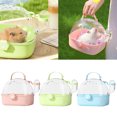 thumbnail image 2 of Hamster Cages with Water Bottle Breathable Outdoor Hamster Carrier Cage for Travel Cage Convenient Pet Carry Supplies, 2 of 8