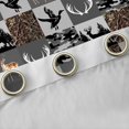 thumbnail image 4 of Feelyou Patchwork Blackout Curtains Set of 2 (52x84 Each), Western Animal Window Curtains, 4 of 6