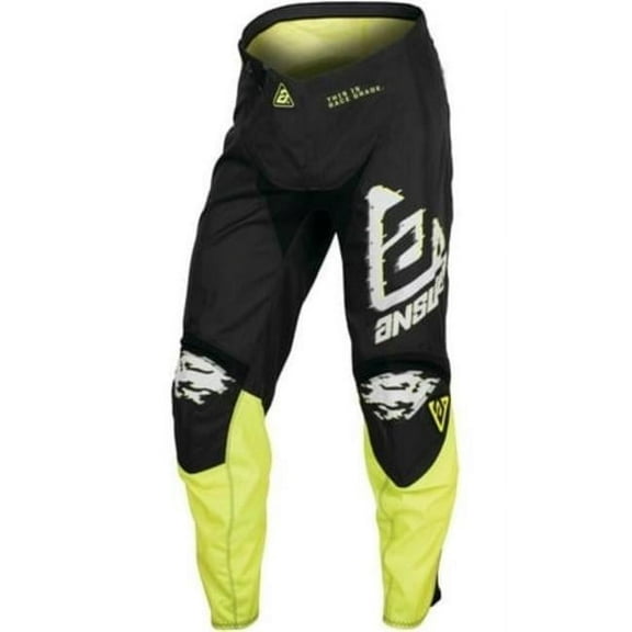 Answer A23.5 Syncron Meltdown Mens MX Offroad Pants Gray/Hyper Acid/Black 28 USA