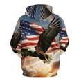 thumbnail image 4 of Eagle Hoodies Oversized Hoodie Women Long Sleeve Casual Sweatshirts, 4 of 5