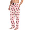 thumbnail image 2 of FORMRS Mens Pajama Pants with Pockets Sleepwear Lounge Bottoms Sizes S-2XL, Cherries Pattern, 2 of 7