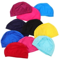 Worgeous  10 Pcs Adult Swim Caps Swimming for Women Women's Girl Child