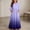 Purple, variant on Girls Boho Tiered Maxi Dress with Pockets Ombre Summer Casual 3/4 Sleeve Mint Green,Size 13-14 T