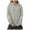 Grey, variant on Pimfylm Womens Oversized Hoodies Comfy Sweatshirts Fall Fashion 2025 Outfits Casual Tops Fleece Clothes with Pockets Dark Gray, XXXL