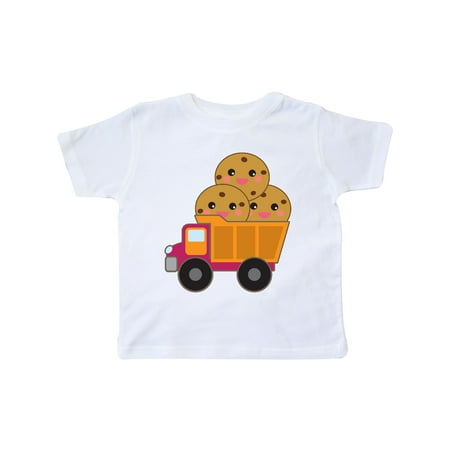 

Inktastic Cookie Lover Gifts Funny Truck Gift Toddler Boy or Toddler Girl T-Shirt