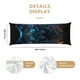 thumbnail image 3 of Balery Cool Blue Light Wolf Funda Protectora para Almohada Corporal de Algodón Hipoalergénico con Cierre(55 x 21 pulgadas), Almohadas No Incluidas, 3 of 7