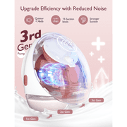 Momcozy Breast Pump Hands Free Upgraded Mobile Flow, M9 App Discreet Control Personalized Multi-Modes & 15 Levels, 1 Pack