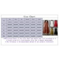 thumbnail image 3 of Hwmodou Ladies Artistic Large Swing Loose Long Sleeved Cotton Linen Dress Holiday Ladies Sundress, 3 of 5