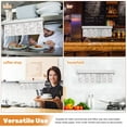 thumbnail image 2 of KAKOWELY receipt menu holder 2pcs Order Holder For Restaurant Adhesive Wall Mounted Slide Ticket Rack Takeout Order Management Restaurant Kitchen Supplies, 2 of 4