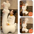 thumbnail image 5 of PayUSD Cute Alpaca Giant Long Body Pillow Stuffed Animals Plush Toys for Kids Girls Boys 3-12 Years Christmas Thanksgiving Halloween Birthday Party Gift Girlfriend Boyfriend 51'' White, 5 of 6