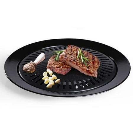 korean traditional cast iron mongolian bbq grill pan stovetop
