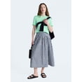 thumbnail image 2 of Free Assembly Women’s Ruffle Trim Sweater with Short Sleeves, Lightweight, Sizes XS-XXL, 2 of 5