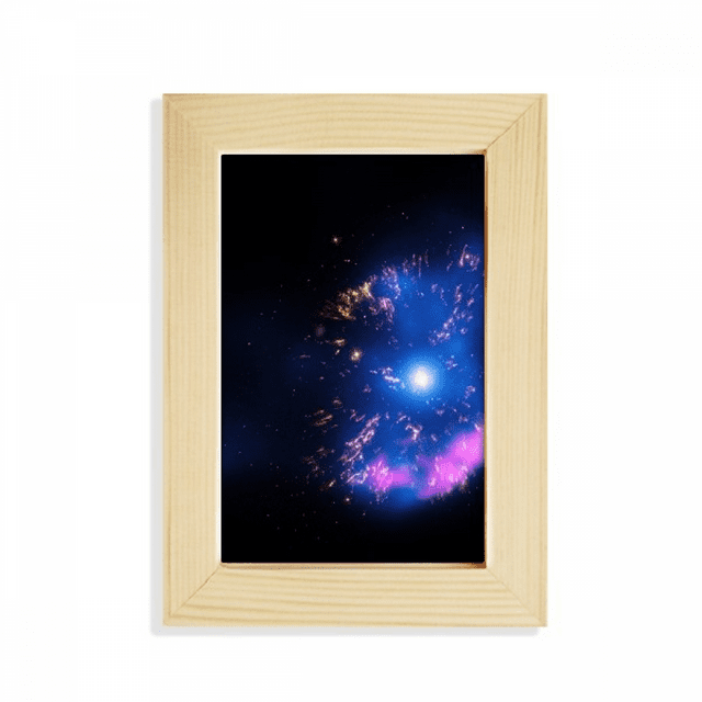 Bright Mystery Nebula Universe Space Desktop Display Photo Frame Picture Art Painting 5x7 inch