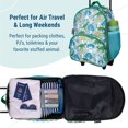 thumbnail image 3 of Wildkin Kids Rolling Luggage for Boys & Girls, Perfect for School & Overnight Travel, Carry-On Size (Dinomite Dinosaurs Green), 3 of 7