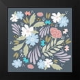 thumbnail image 2 of Straatsma, Leah 12x12 Black Modern Framed Museum Art Print Titled - Square Floral, 2 of 5