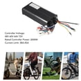 thumbnail image 3 of Controlador Sin Escobillas Para Bicicleta Eléctrica, Controlador De Motor Sin Escobillas Para Bicicleta Eléctrica 48V 60V 64V 72V Protección Contra Parada 2000W Para Scooter, 3 of 7